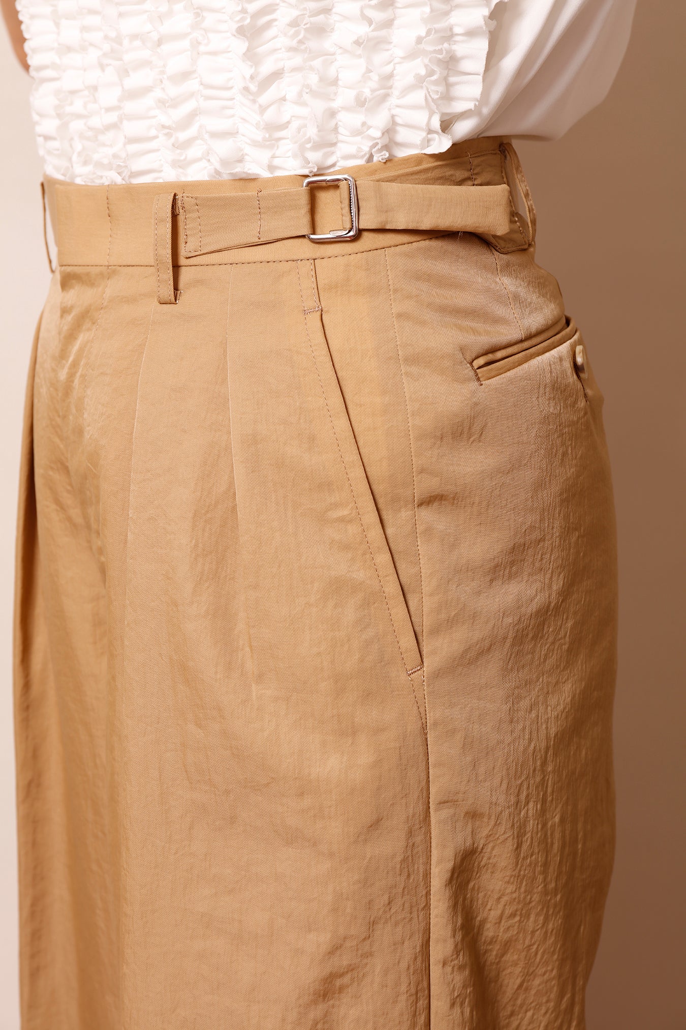 ☆ポップアップ会場限定販売☆ 2in Wide Pant Beige / 2in ワイドパンツ ベージュ