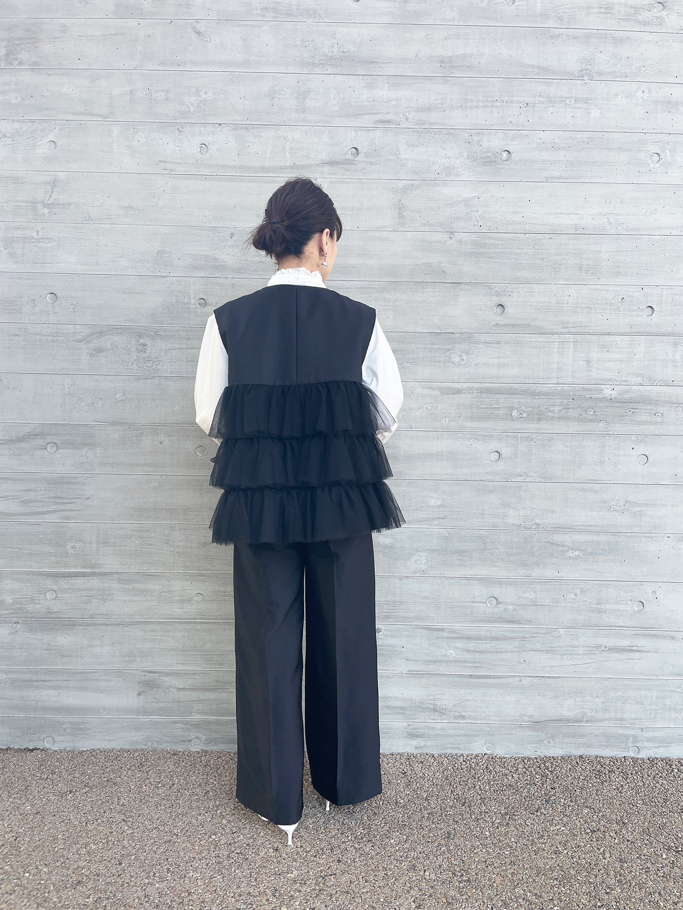 DANDAN tulle gillet / DANDAN チュールジレ