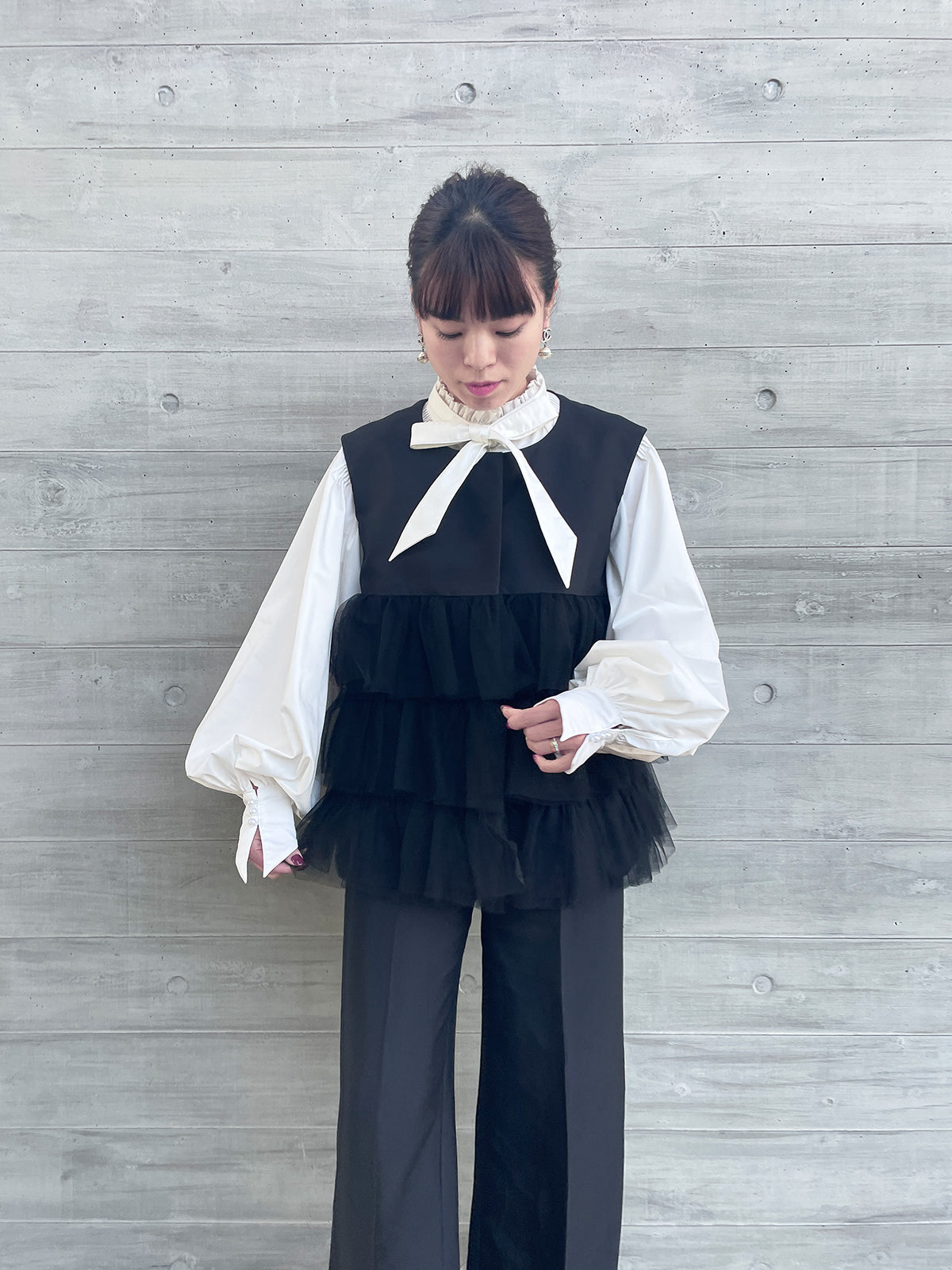 DANDAN tulle gillet / DANDAN チュールジレ