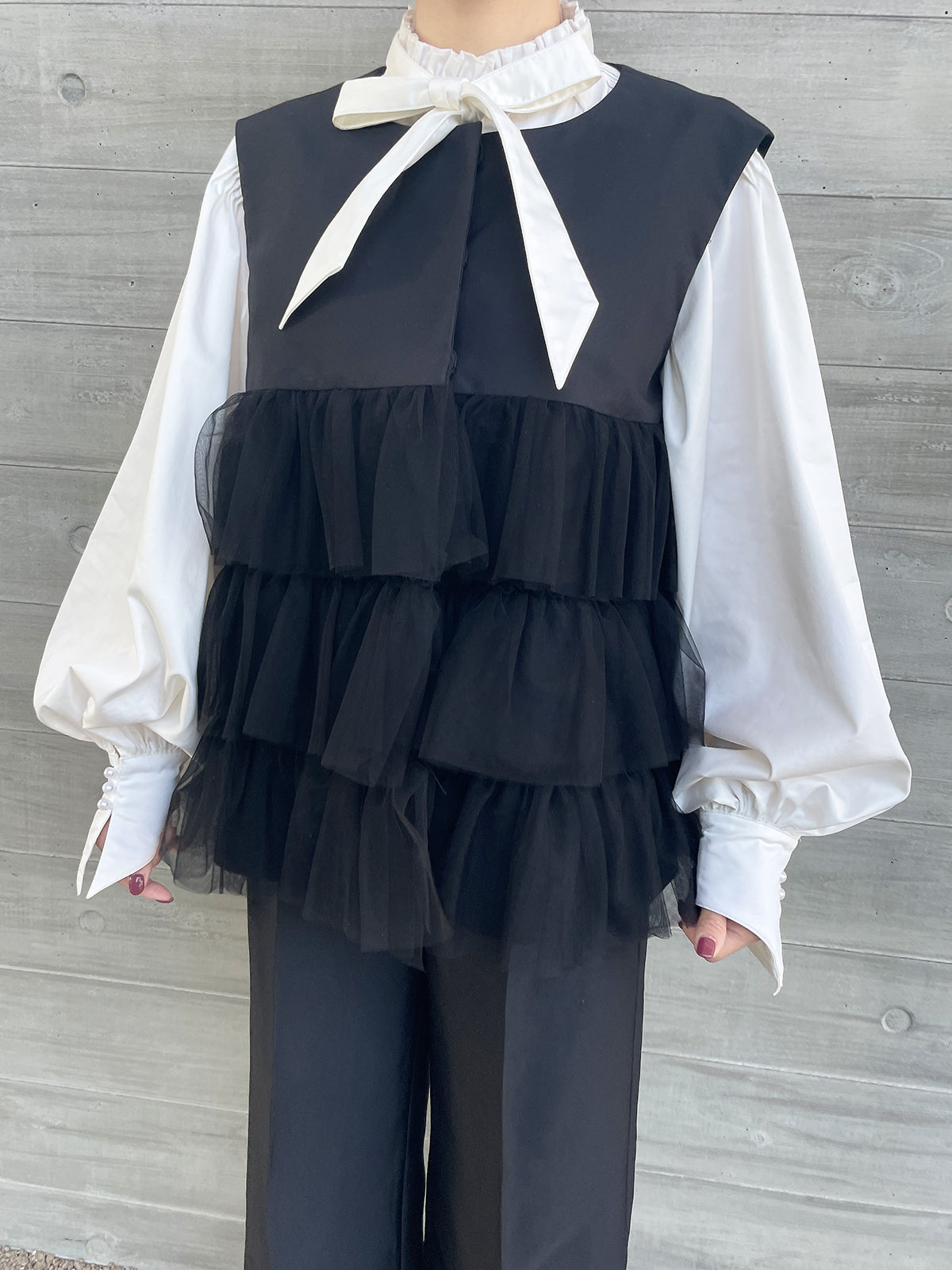 DANDAN tulle gillet / DANDAN チュールジレ