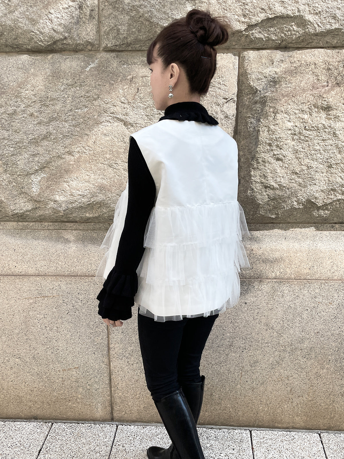 DANDAN tulle gillet / DANDAN チュールジレ