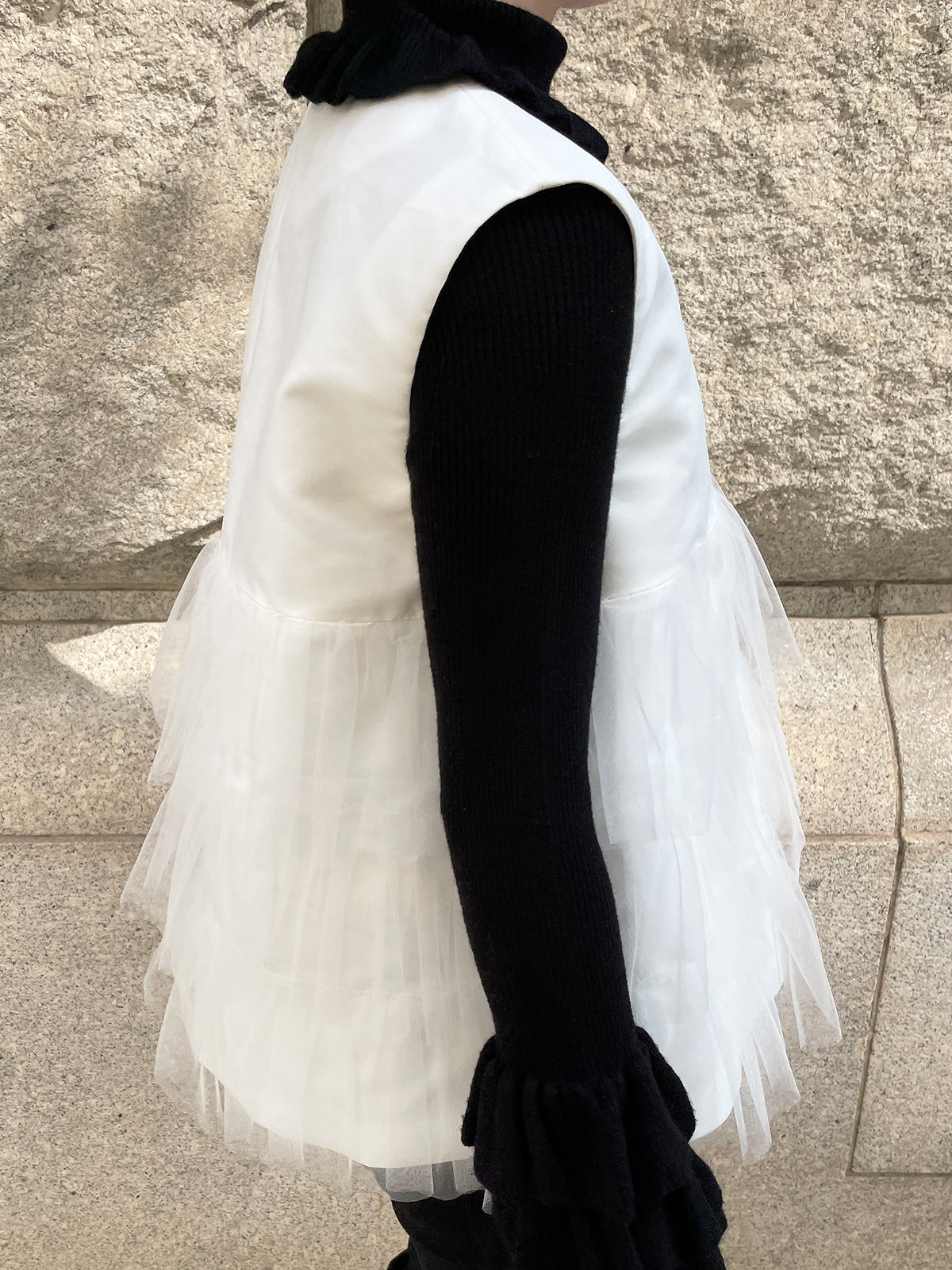 DANDAN tulle gillet / DANDAN チュールジレ