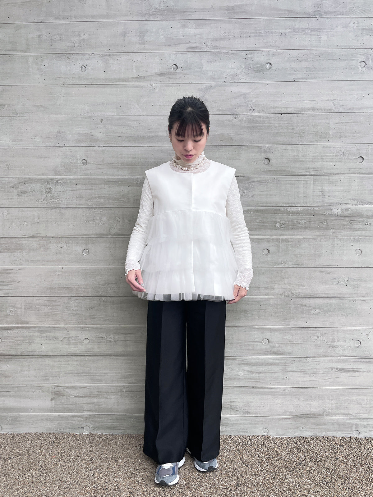 DANDAN tulle gillet / DANDAN チュールジレ
