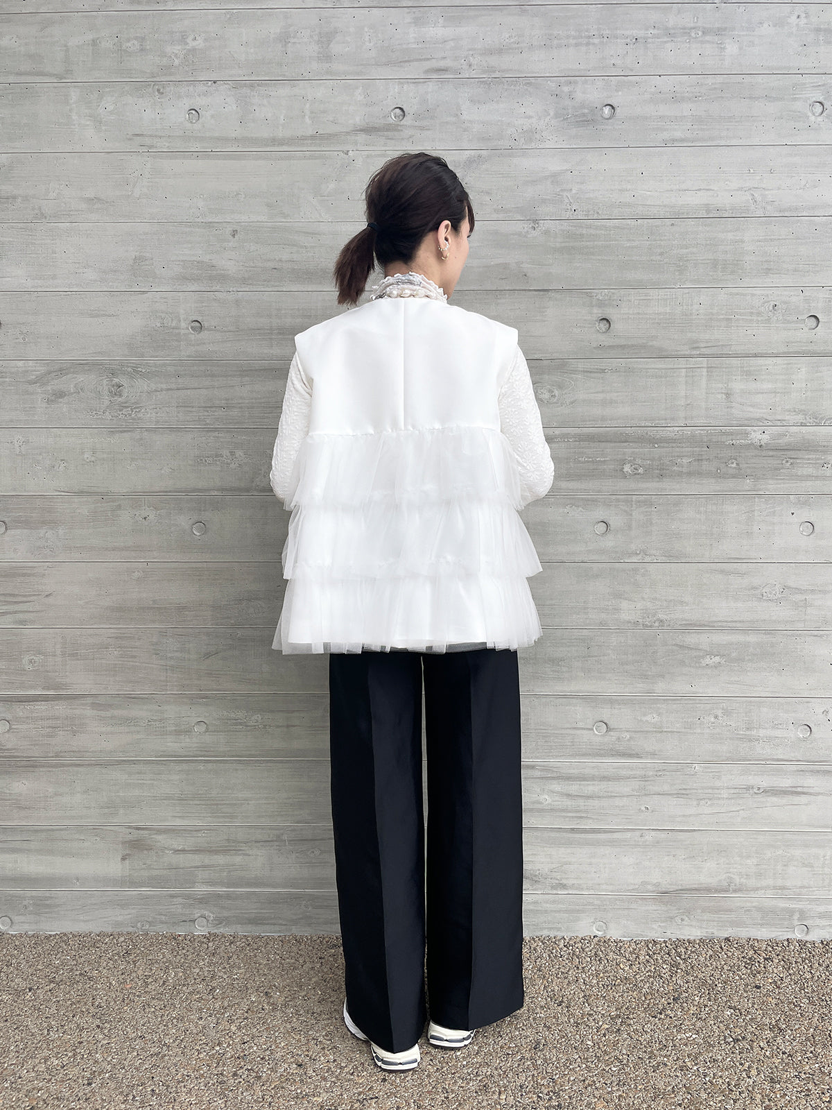 DANDAN tulle gillet / DANDAN チュールジレ
