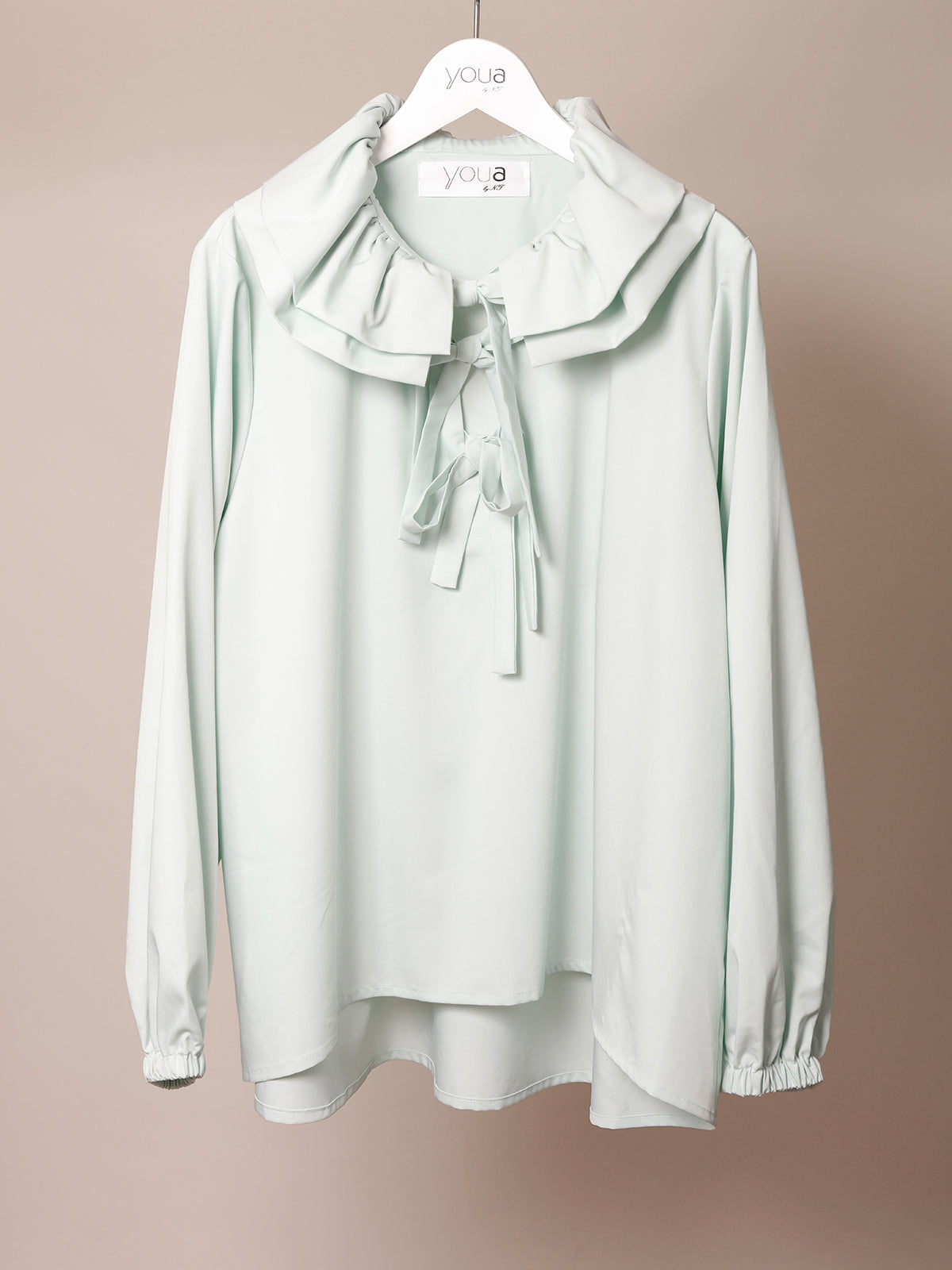 Ellie ribbon tops / エリーリボントップス ライトグリーン