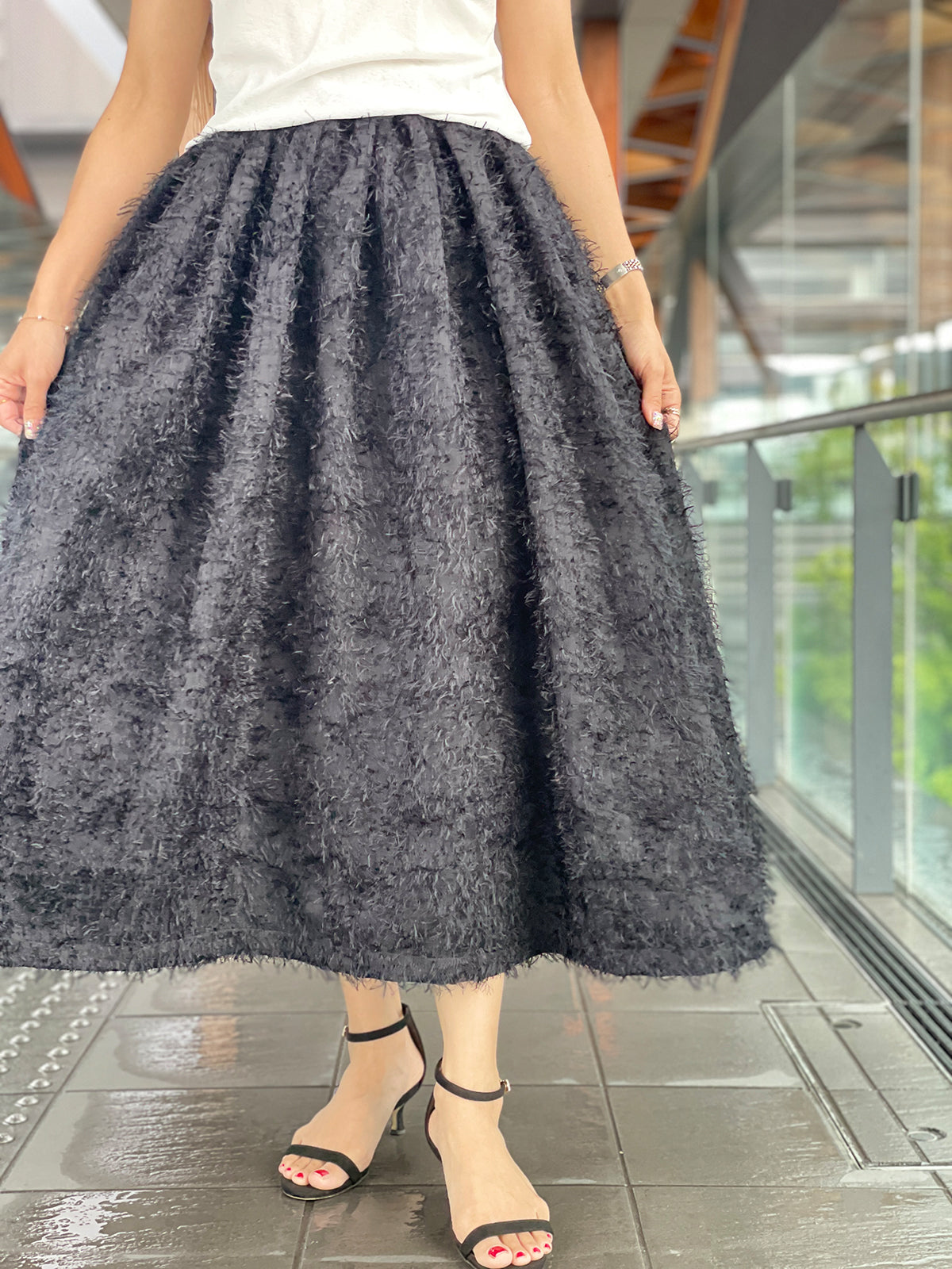 Jaguard flare skirt / ジャガードフレアスカート ꕥJR名古屋高島屋先行販売商品ꕥ