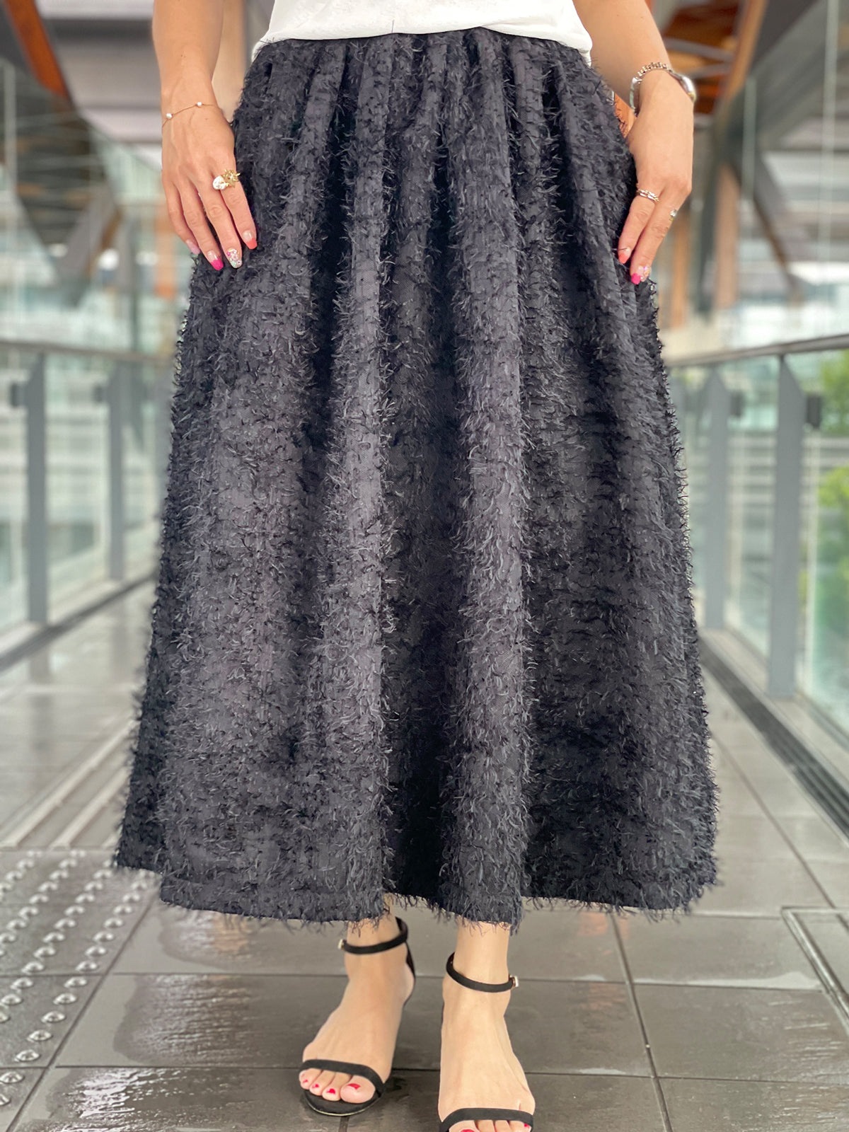 Jaguard flare skirt / ジャガードフレアスカート ꕥJR名古屋高島屋先行販売商品ꕥ