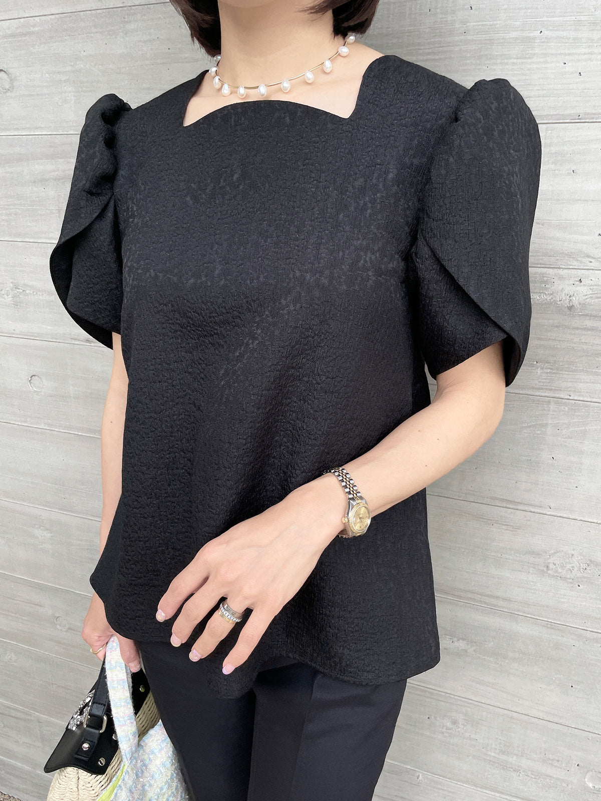 Jacquard Flowers Tops / Jacquard Flower Tops ꕥ Nagoya Sakae Mitsukoshi POPUP Pre-order Items ꕥ