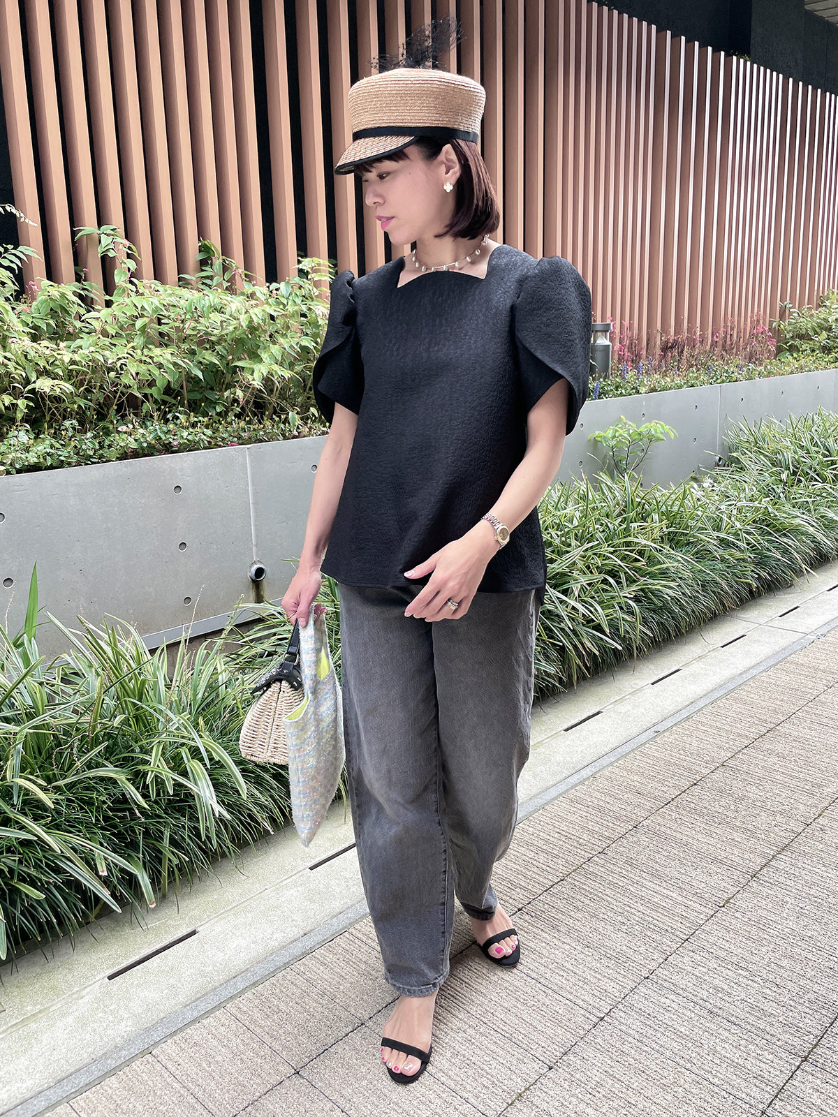 Jacquard Flowers Tops / Jacquard Flower Tops ꕥ Nagoya Sakae Mitsukoshi POPUP Pre-order Items ꕥ