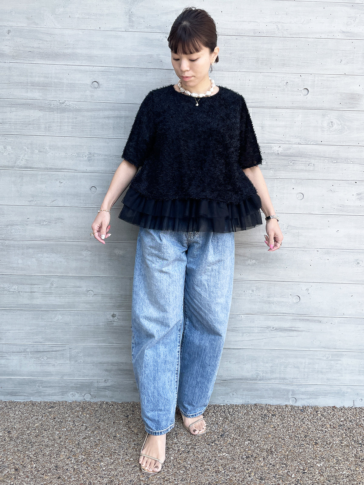 Jacquard Flowers Tops / Jacquard Flower Tops ꕥ Nagoya Sakae Mitsukoshi POPUP Pre-order Items ꕥ