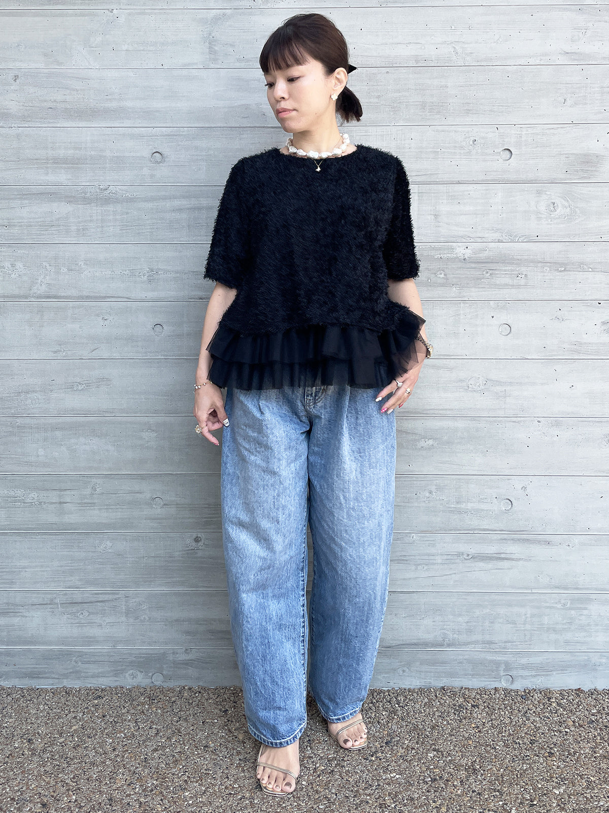 Jacquard Flowers Tops / Jacquard Flower Tops ꕥ Nagoya Sakae Mitsukoshi POPUP Pre-order Items ꕥ
