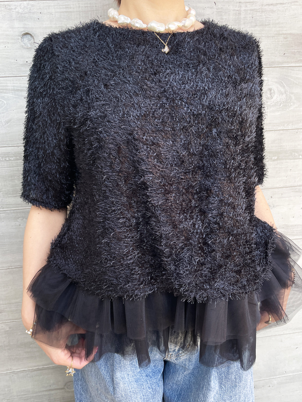 Jacquard Flowers Tops / Jacquard Flower Tops ꕥ Nagoya Sakae Mitsukoshi POPUP Pre-order Items ꕥ