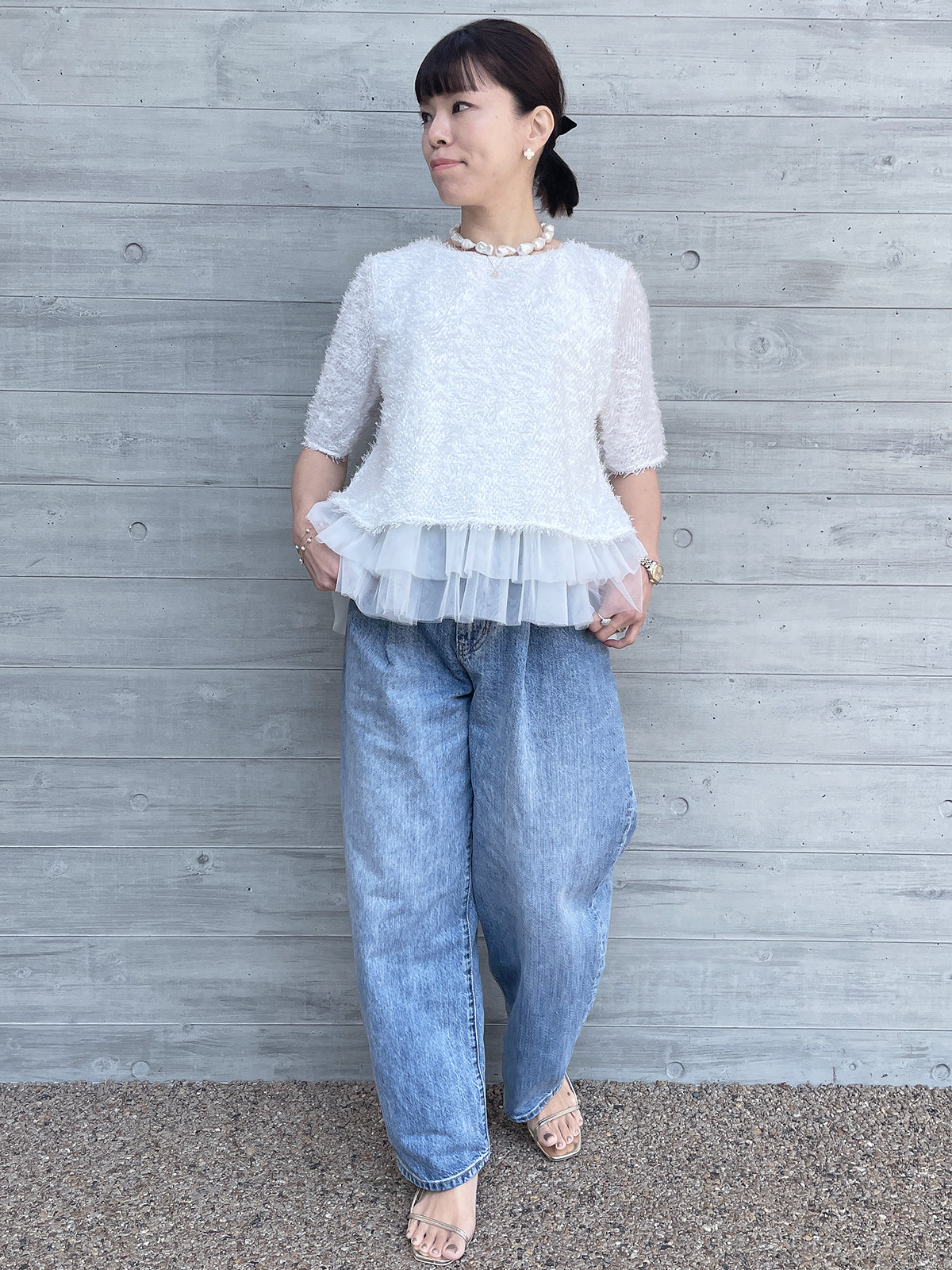 Jacquard Flowers Tops / Jacquard Flower Tops ꕥ Nagoya Sakae Mitsukoshi POPUP Pre-order Items ꕥ