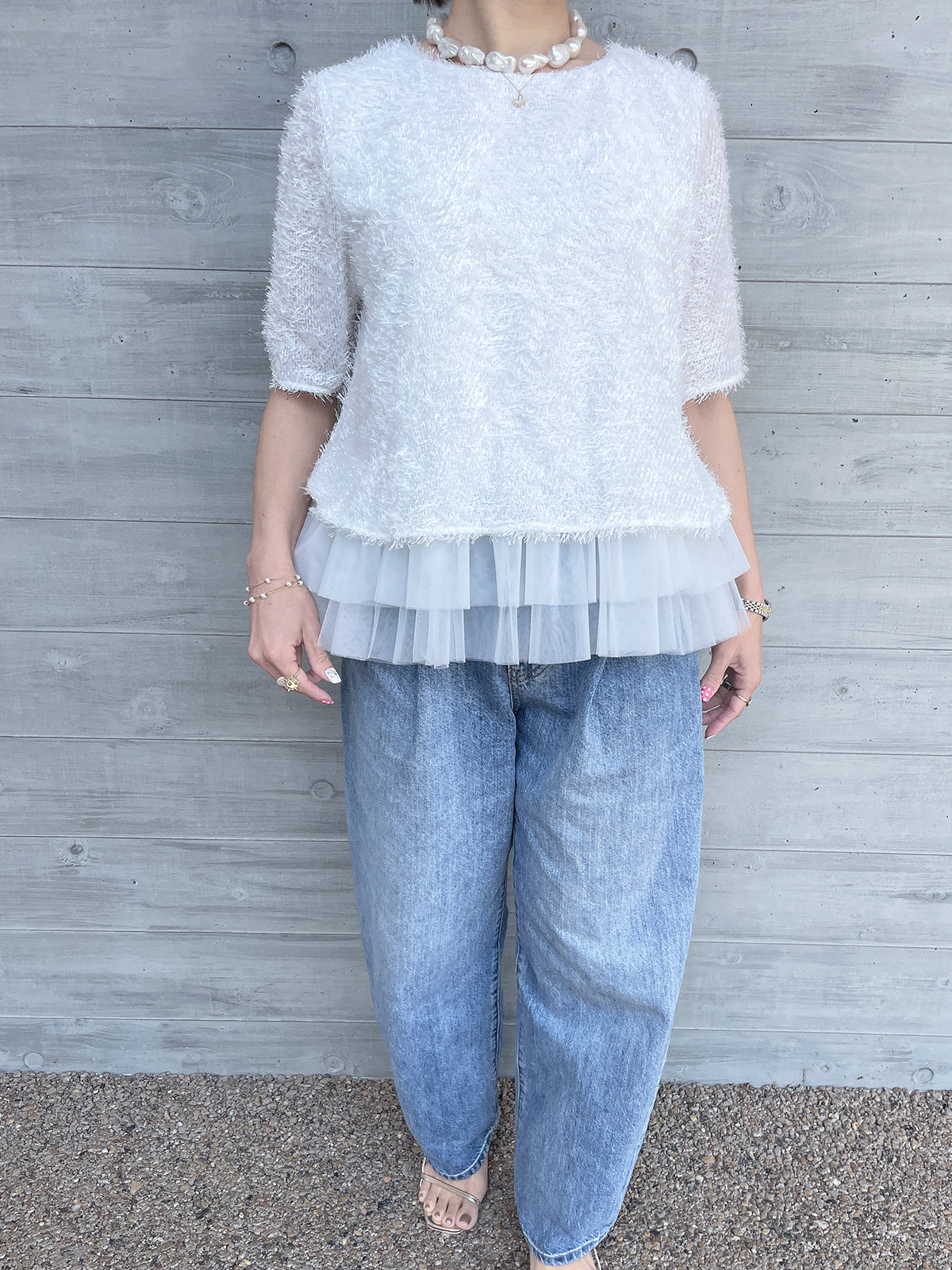 Jacquard Flowers Tops / Jacquard Flower Tops ꕥ Nagoya Sakae Mitsukoshi POPUP Pre-order Items ꕥ