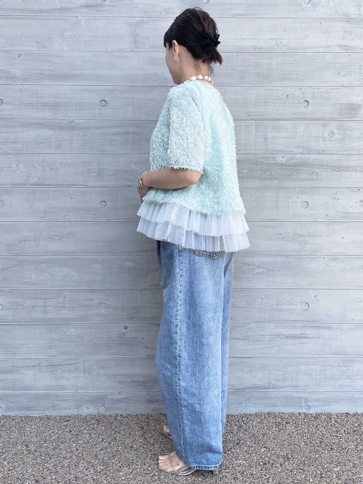 Jacquard Flowers Tops / Jacquard Flower Tops ꕥ Nagoya Sakae Mitsukoshi POPUP Pre-order Items ꕥ