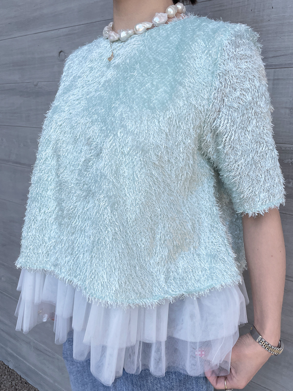 Jacquard Flowers Tops / Jacquard Flower Tops ꕥ Nagoya Sakae Mitsukoshi POPUP Pre-order Items ꕥ