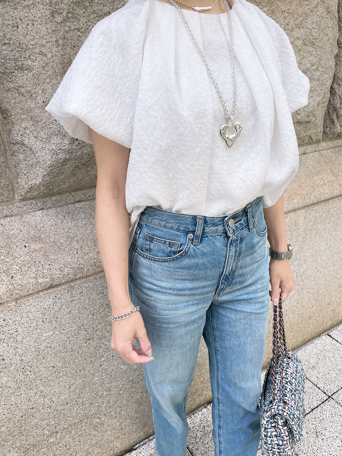 Kilapoko jacquard Tops / Kilapoko jacquard tops ꕥ Nagoya Sakae Mitsukoshi POPUP pre-sale items ꕥ