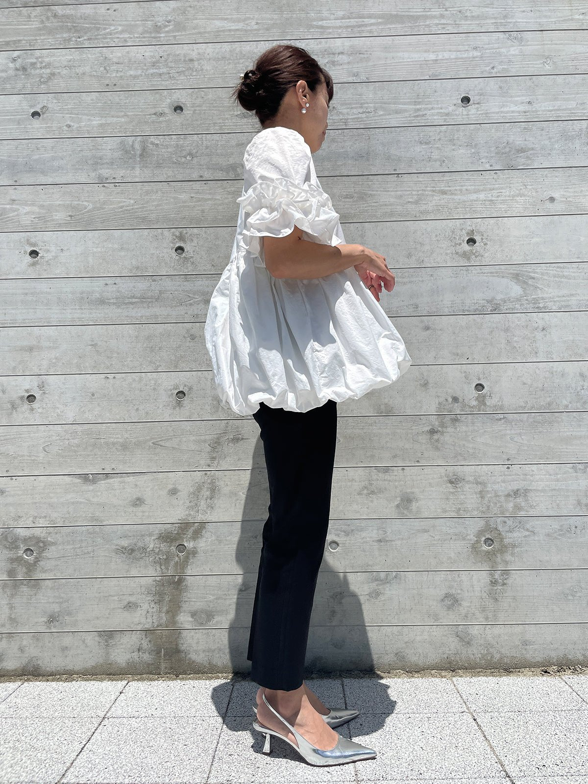 BALLON Tunic White / バルーンチュニック ホワイト