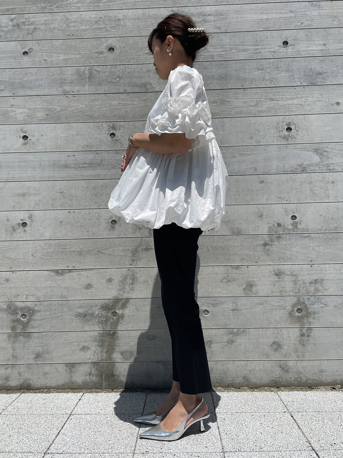 BALLON Tunic White / バルーンチュニック ホワイト