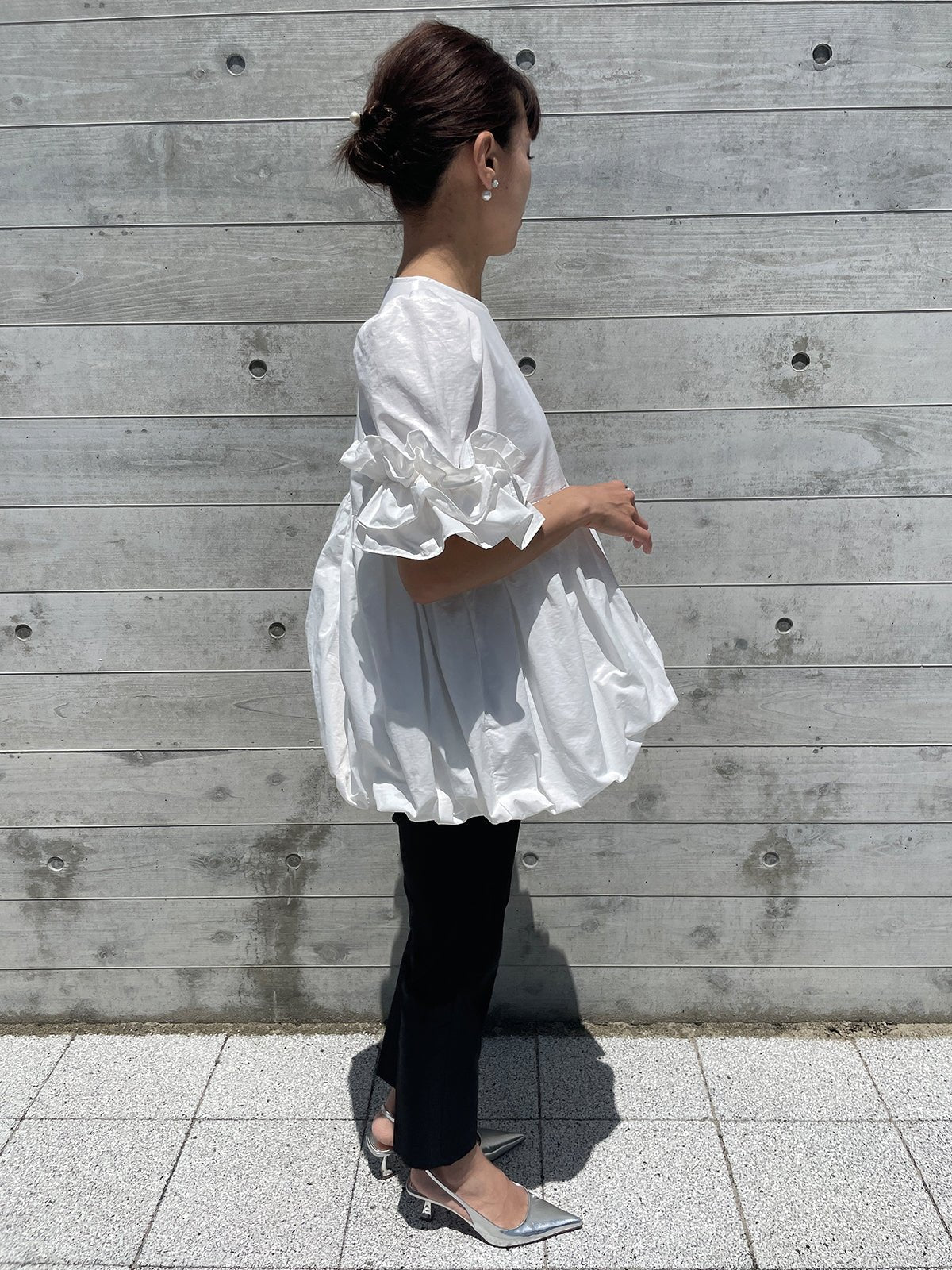BALLON Tunic White / バルーンチュニック ホワイト