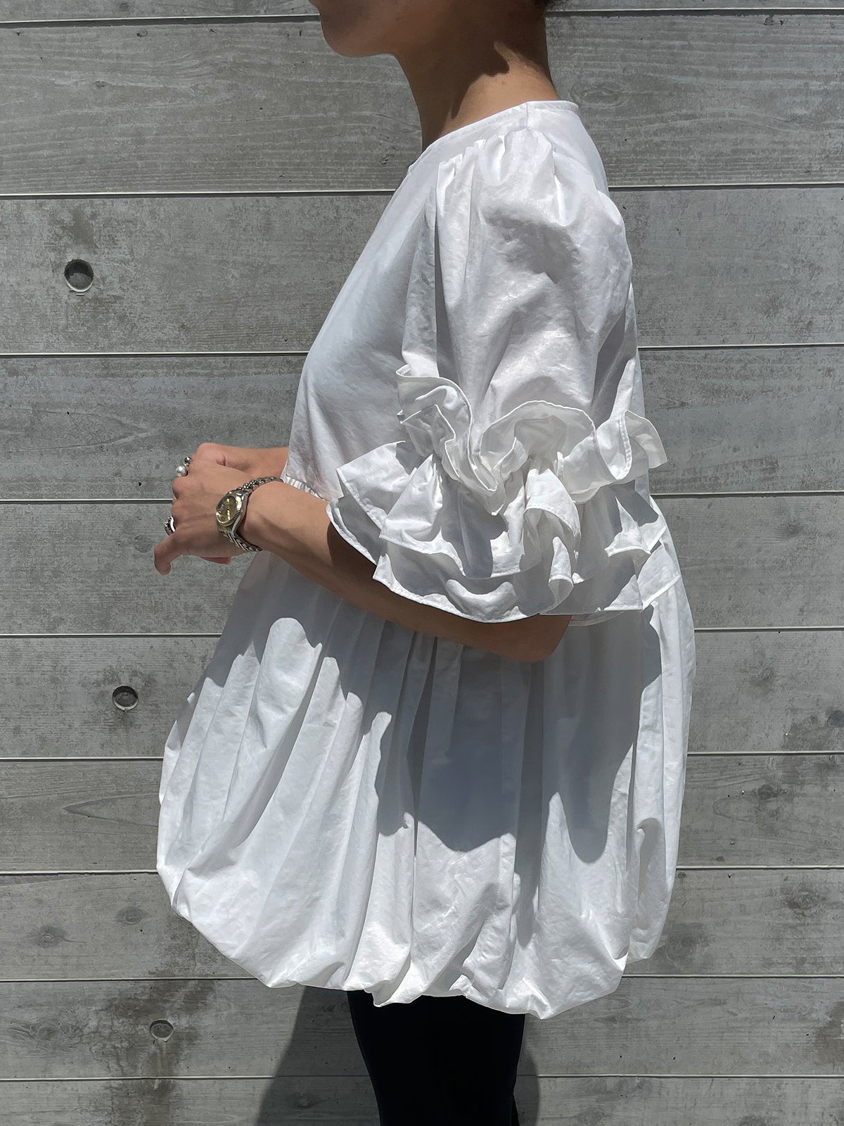 BALLON Tunic White / バルーンチュニック ホワイト