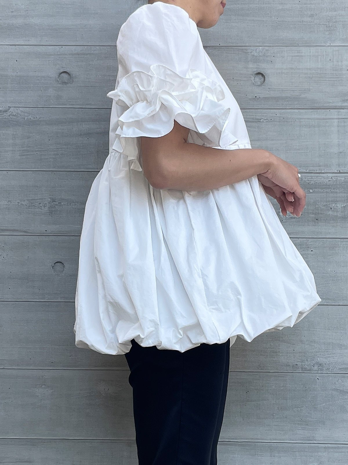 BALLON Tunic White / バルーンチュニック ホワイト