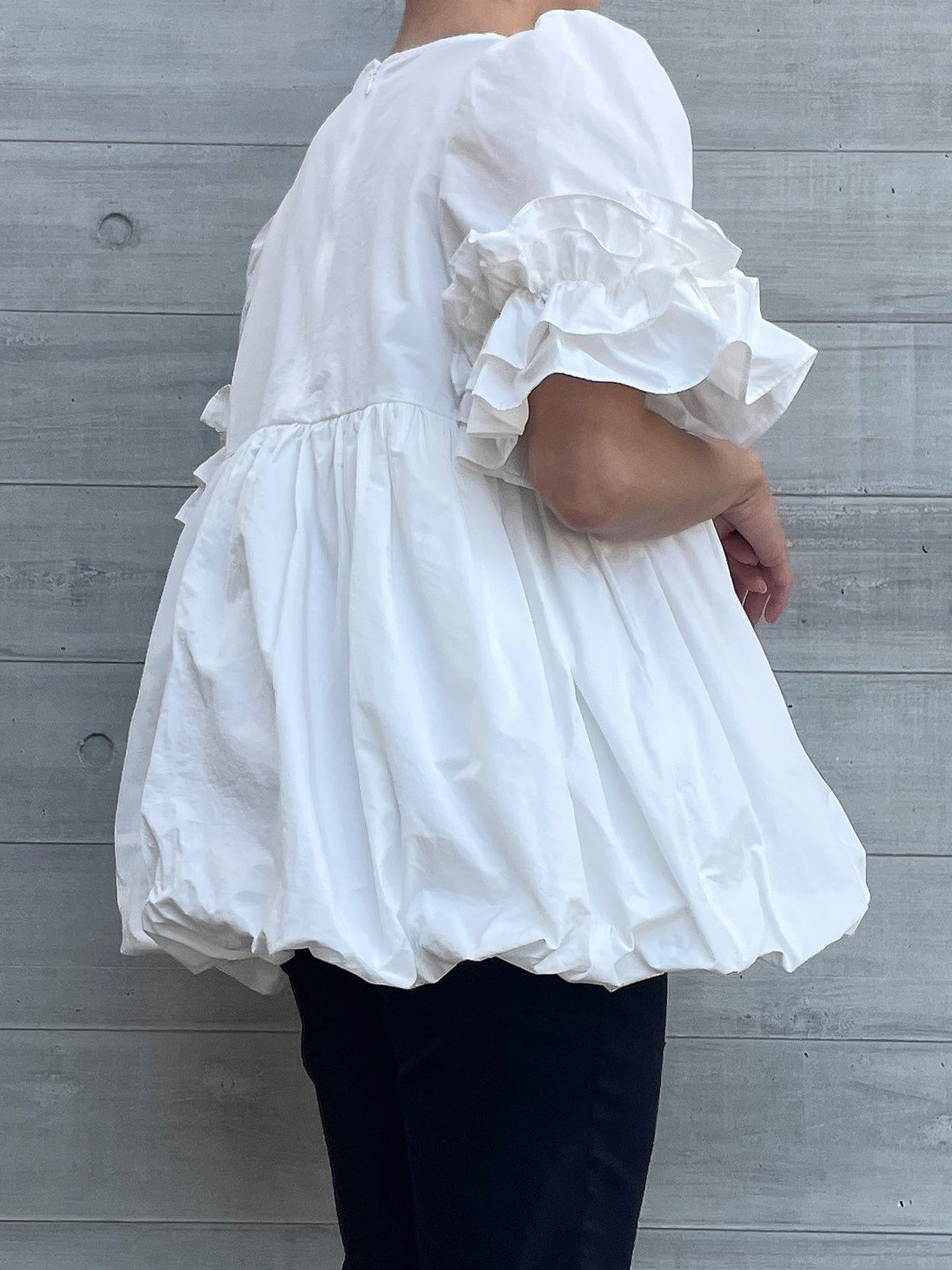 BALLON Tunic White / バルーンチュニック ホワイト