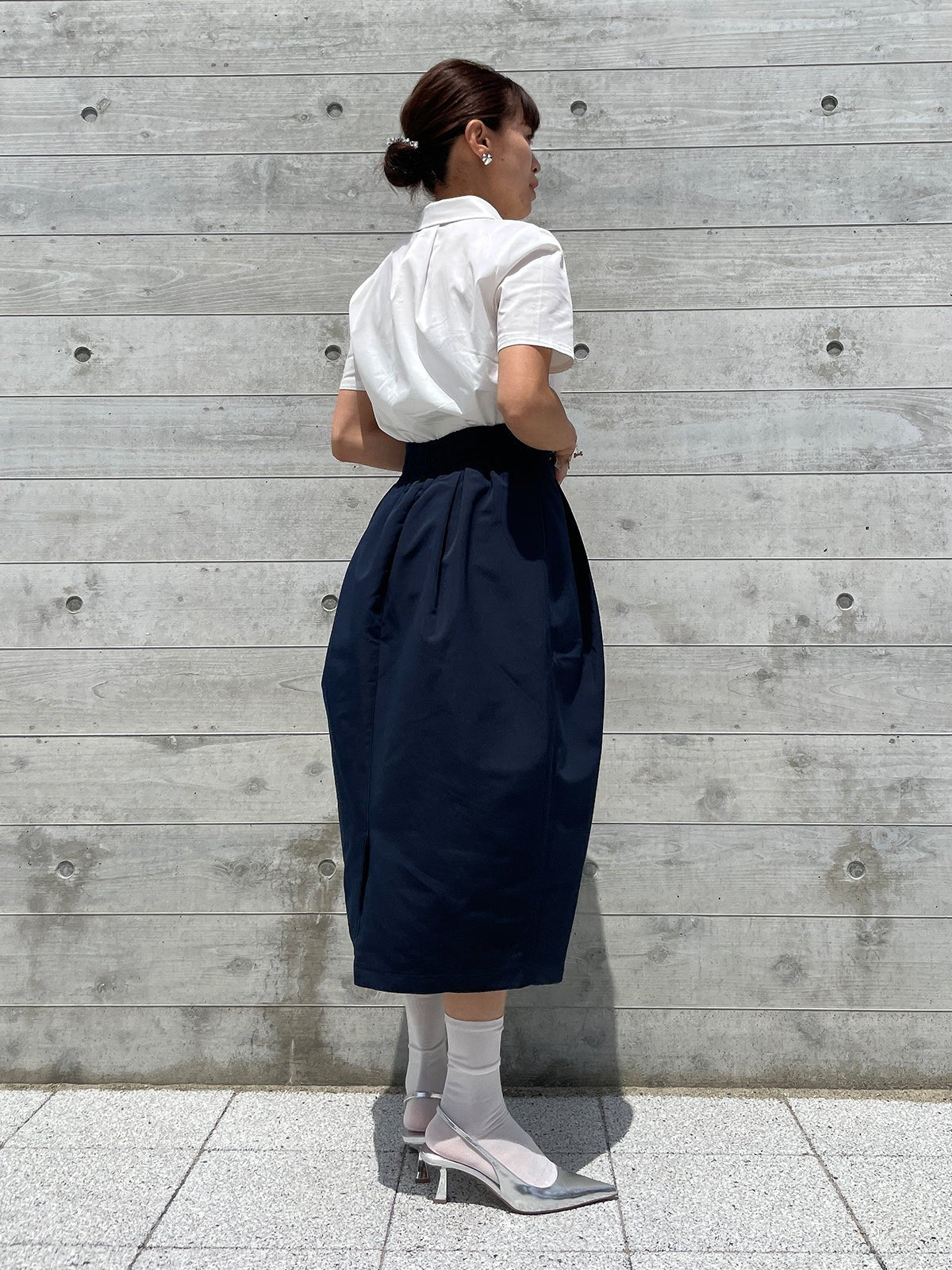 WINSOME COCOON Skirt Navy