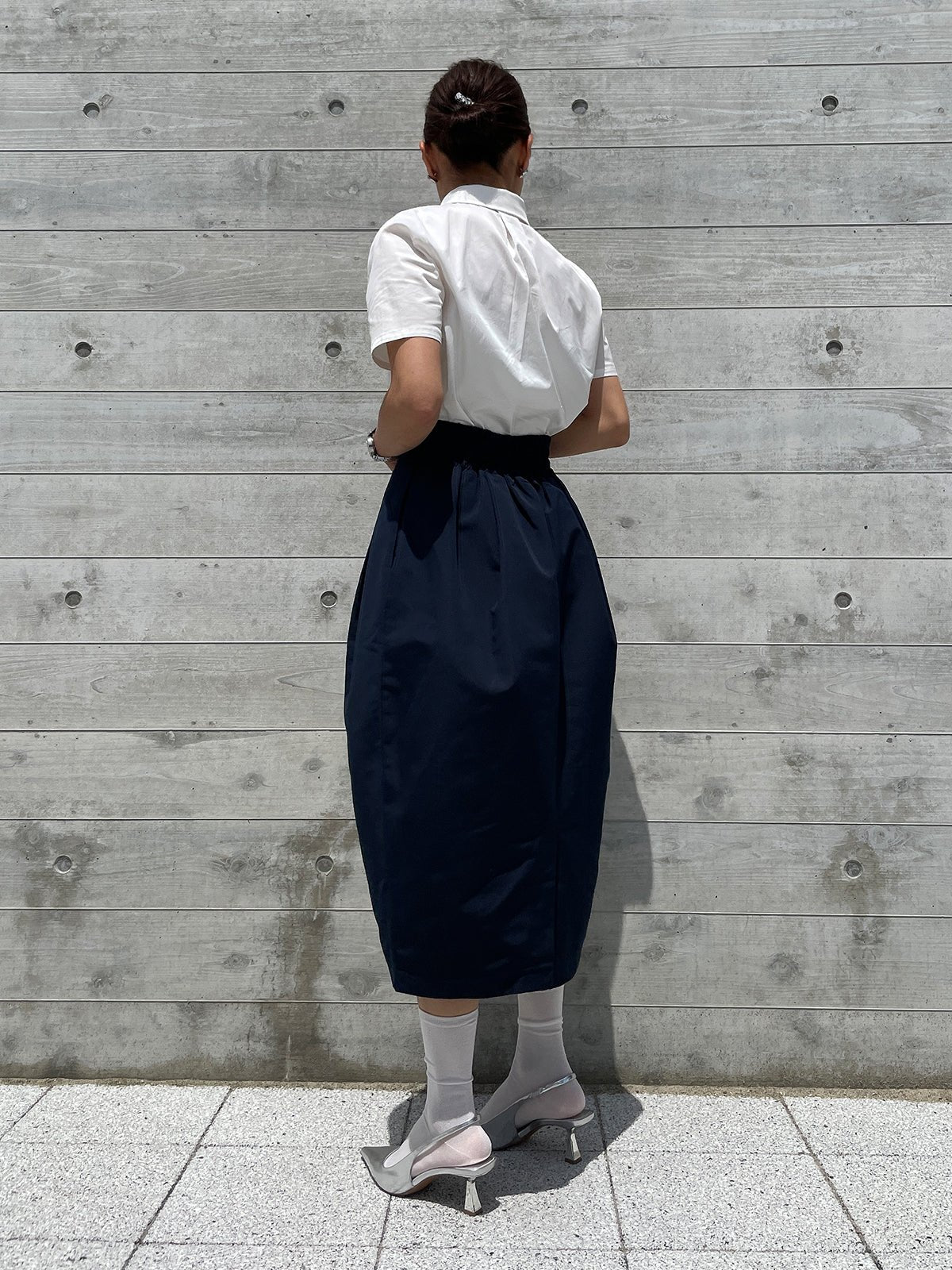 WINSOME COCOON Skirt Navy
