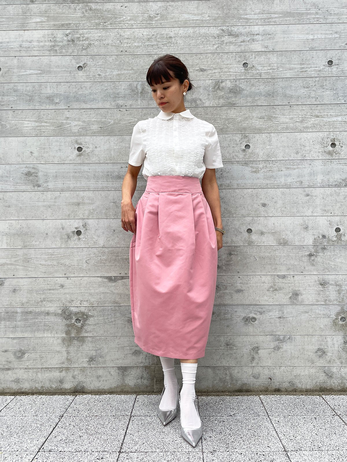WINSOME COCOON Skirt Muted Pink