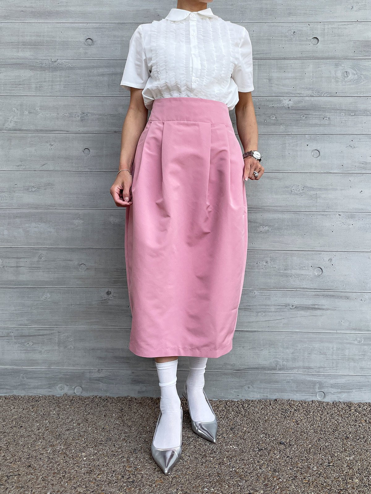 WINSOME COCOON Skirt Muted Pink