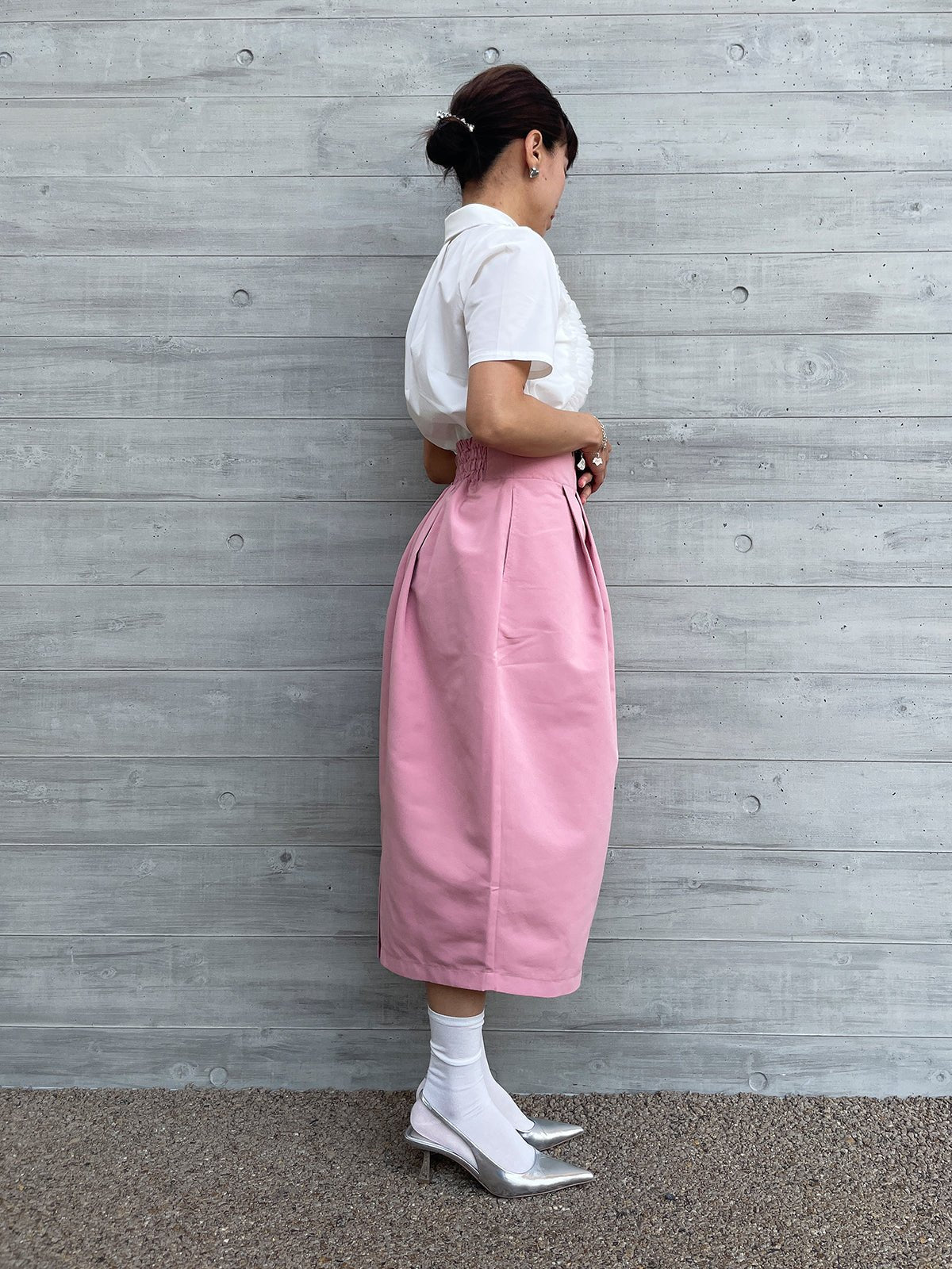 WINSOME COCOON Skirt Muted Pink