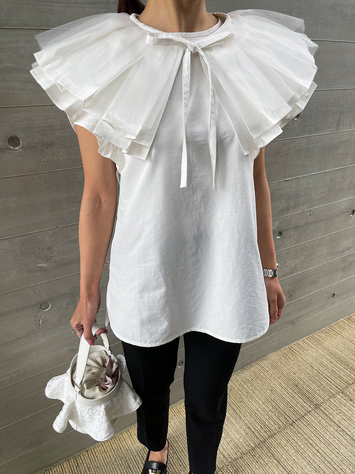 KURURI Blouse White