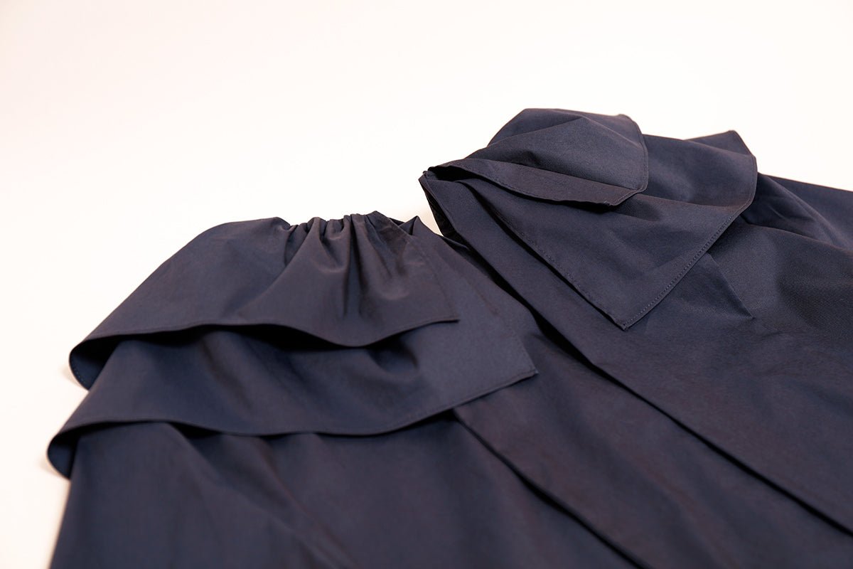 Ribbon Blouse Navy