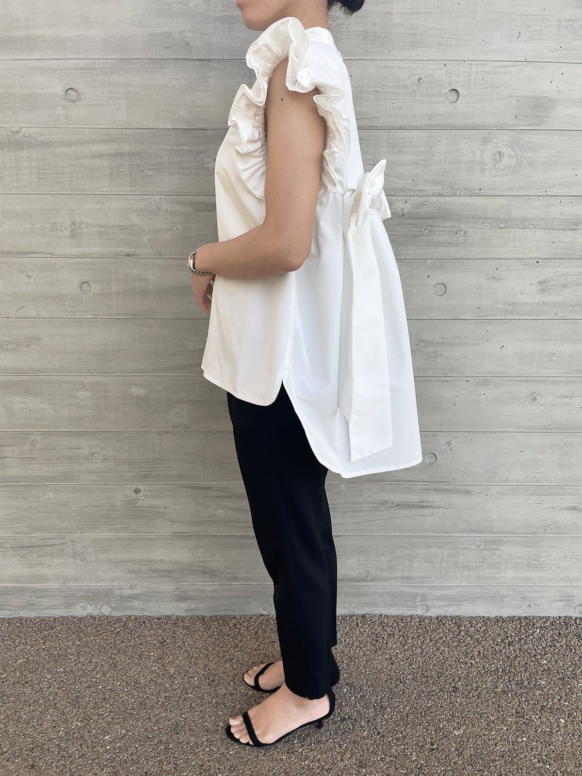 RIBBON WING Blouse White / リボンウィング ブラウス ホワイト