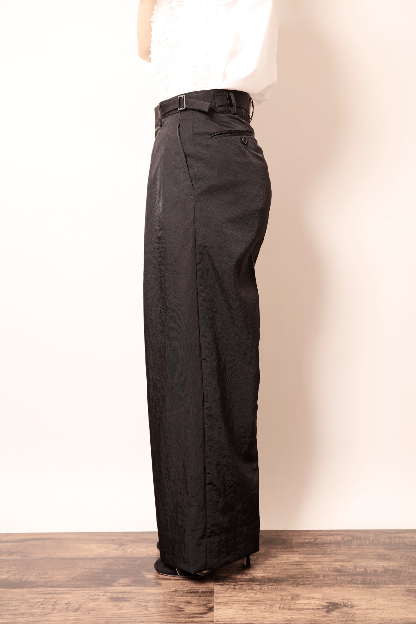 ☆ポップアップ会場限定販売☆ ２in Wide Pant Black / 2in ワイドパンツ ブラック