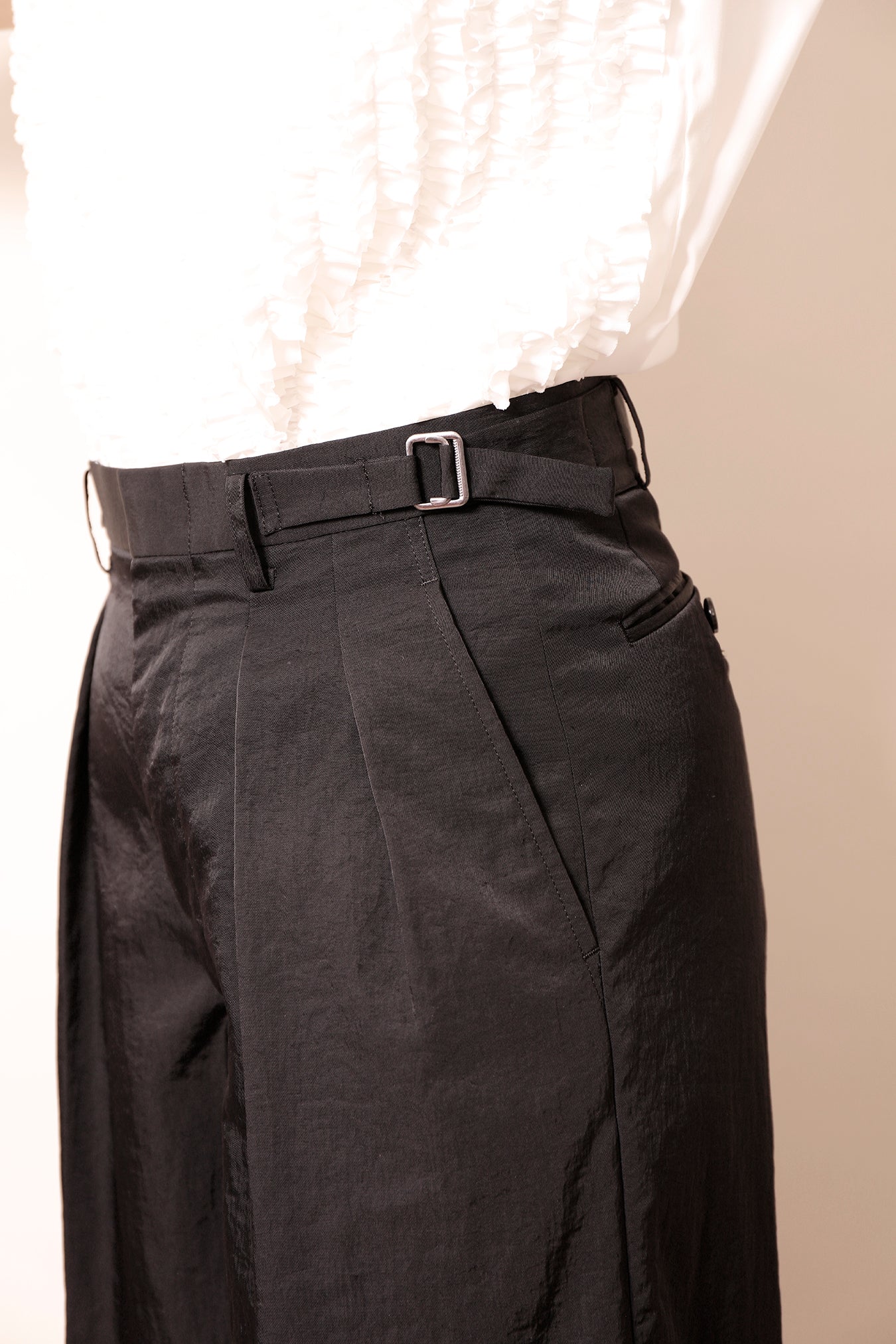 ☆ポップアップ会場限定販売☆ ２in Wide Pant Black / 2in ワイドパンツ ブラック