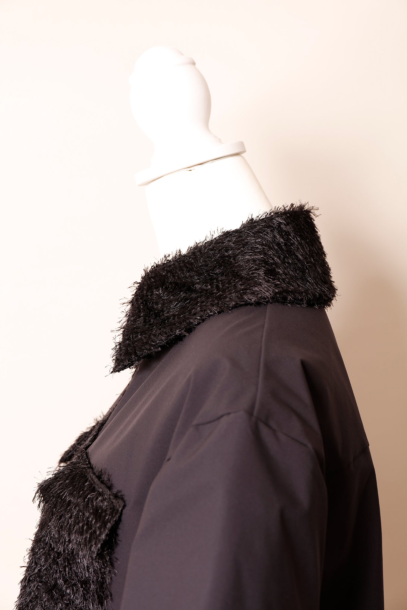 MKMK short blouse Black / モケモケ ショート ブラウス ブラック