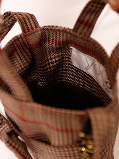 youa by NT  MINI RBN CHK bag  / ミニリボン チェックバッグ