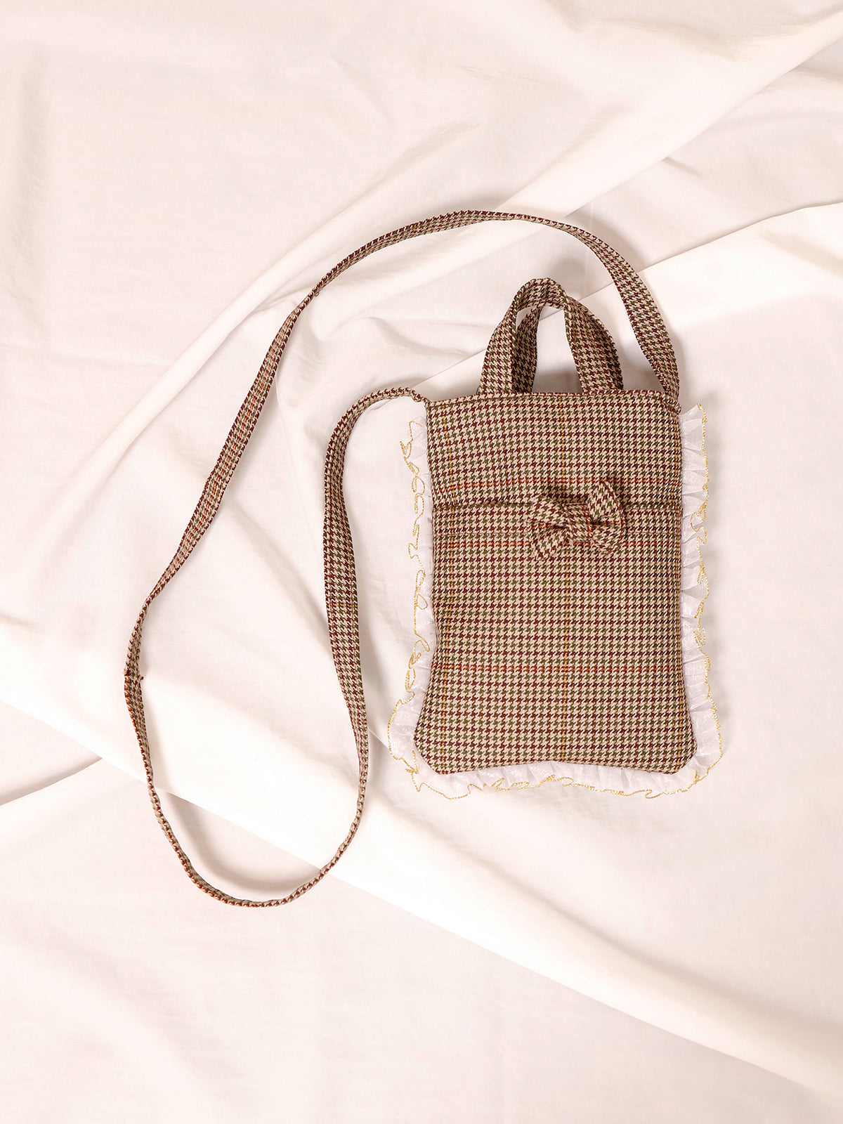 youa by NT MINI RBN CHK bag  / ミニリボン チェックバッグ