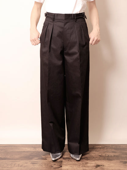☆ポップアップ会場限定販売☆ ２in Wide Pant CHINOBlack / 2in ワイドパンツ チノブラック