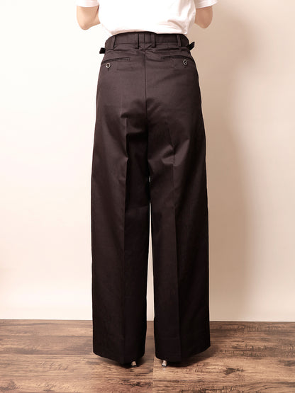 ☆ポップアップ会場限定販売☆ ２in Wide Pant CHINOBlack / 2in ワイドパンツ チノブラック
