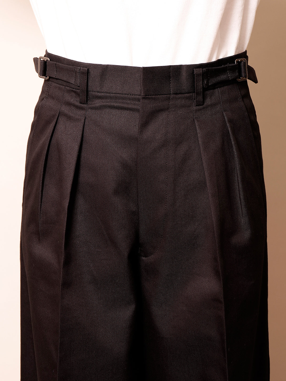 ☆ポップアップ会場限定販売☆ ２in Wide Pant CHINOBlack / 2in ワイドパンツ チノブラック