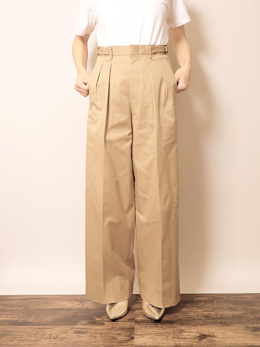 ☆ポップアップ会場限定販売☆ ２in Wide Pant CHINOBeige / 2in ワイドパンツ チノベージュ