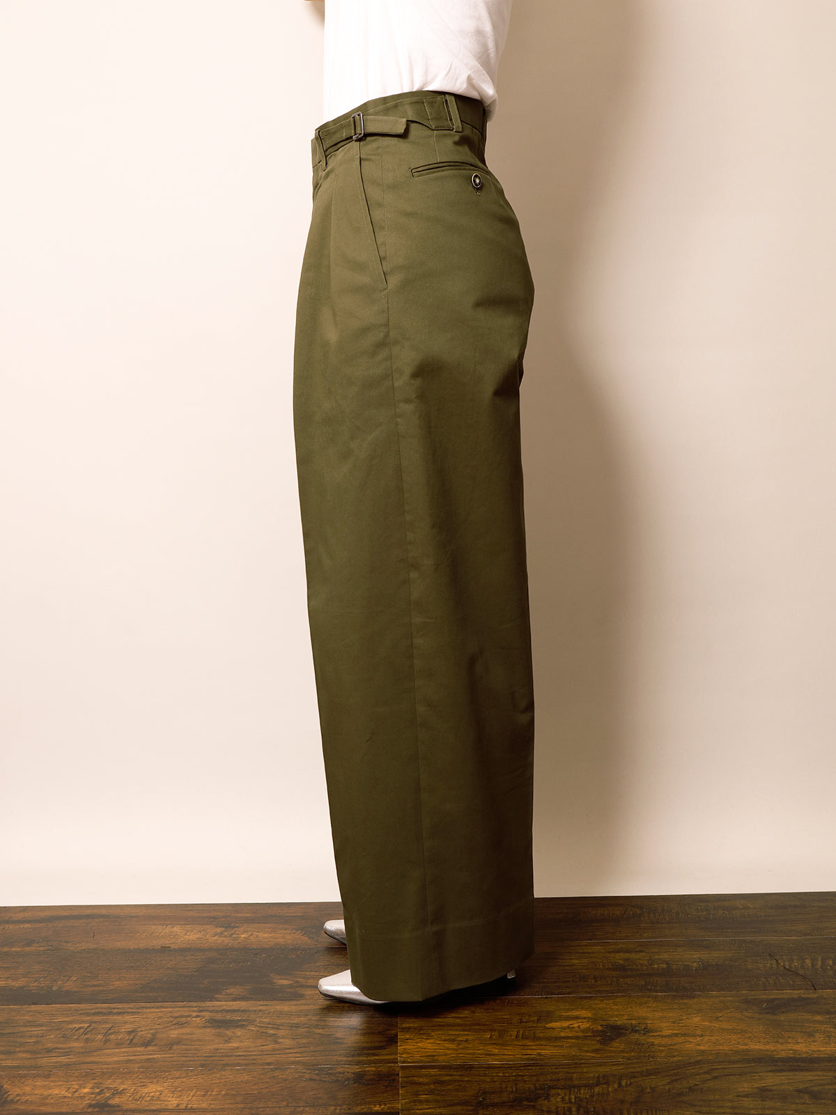 ☆ポップアップ会場限定販売☆ ２in Wide Pant CHINOKhaki / 2in ワイドパンツ チノカーキ