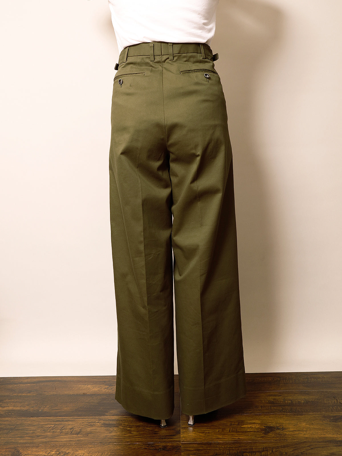 ☆ポップアップ会場限定販売☆ ２in Wide Pant CHINOKhaki / 2in ワイドパンツ チノカーキ