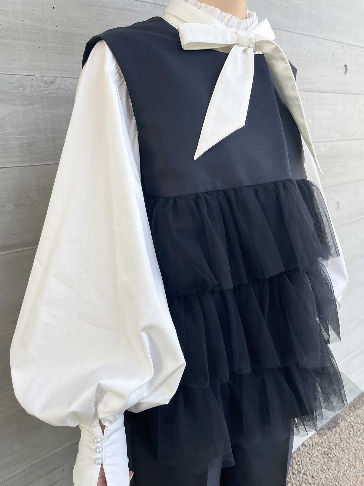 DANDAN tulle gillet / DANDAN チュールジレ – youa by NT