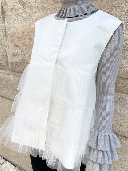 DANDAN tulle gillet / DANDAN tulle gilet