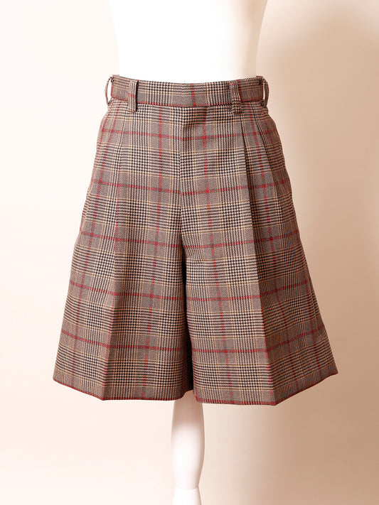 ☆ポップアップ会場限定販売☆ Glencheck Short Pant / グレンチェックショートパンツ