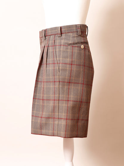 ☆ポップアップ会場限定販売☆ Glencheck Short Pant / グレンチェックショートパンツ